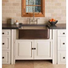 Stone Forest CP-04-33 C/S - Copper/Stainless Farmhouse Sink