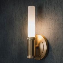 Stone Forest LGT-FCT AB - Elemental Facet Tee Sconce, 4W Led Dimmable Bulb, 120V