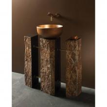 Stone Forest PS30 HB-BR - Triple Basalt Bath Pedestal