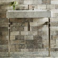 Stone Forest PFS-TRG-3618-AB - Trough Vanity - Legs Only - For 36''X18'' Trough Sink Only
