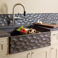 Stone Forest C04-Cnc-Kp Nb - Workstation Kitchen Sink With Wave Front, Accessories Sold Separately.