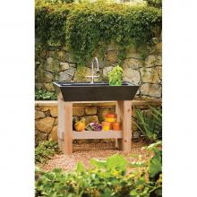Stone Forest WD-OTD - Wood Stand For Salus Potting Sink