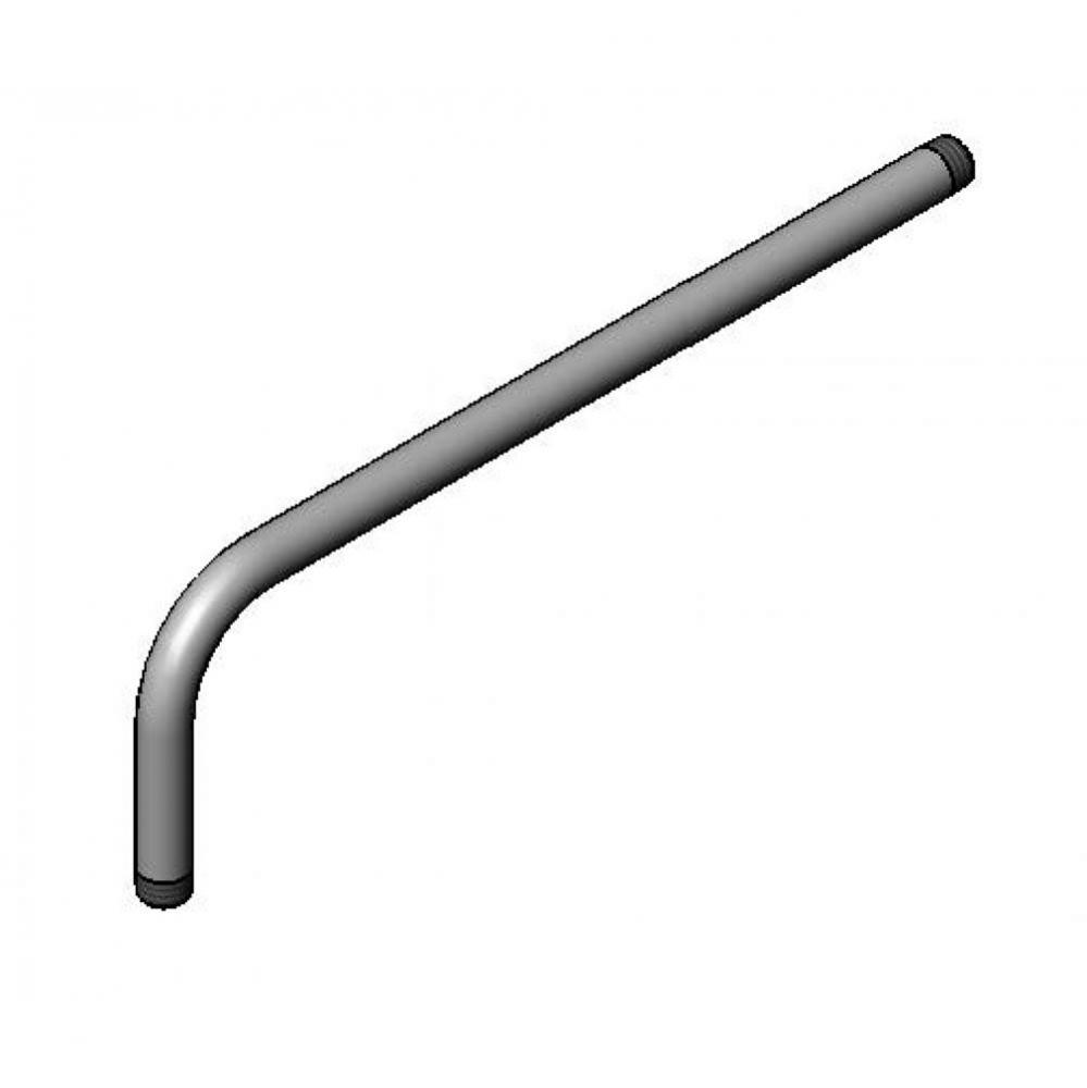 B-0455 Down Pipe, Chrome Plated