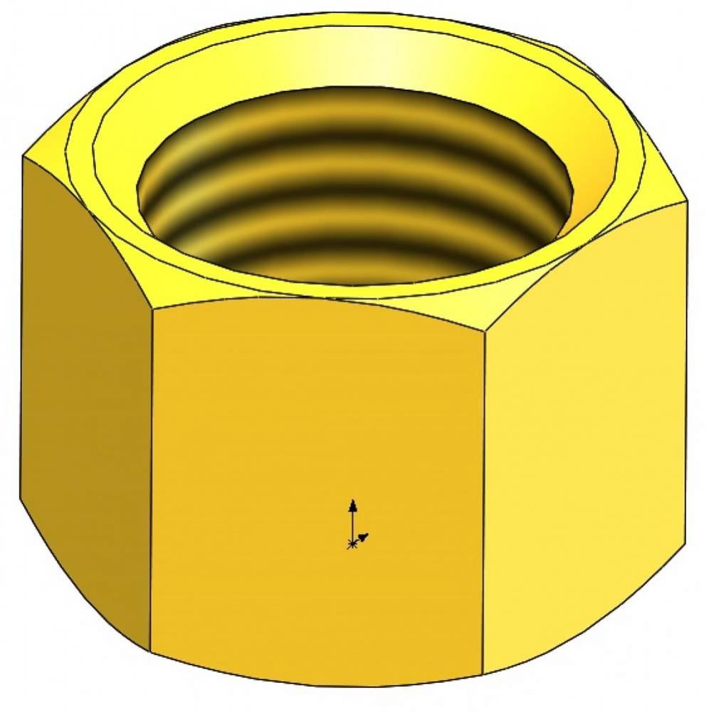 Coupling Nut for B-1202 Tailpiece (Brass)