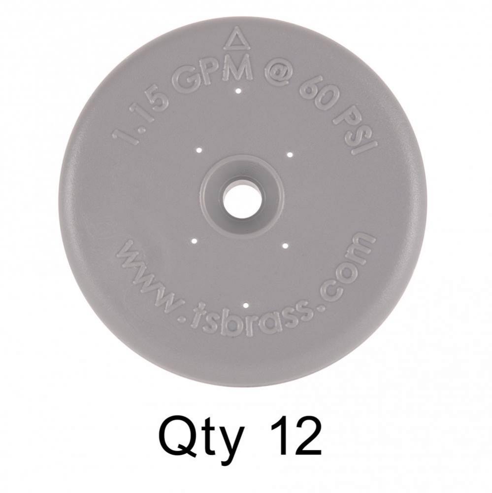 B-0107 Spray Valve Spray Faces (Qty. 12)