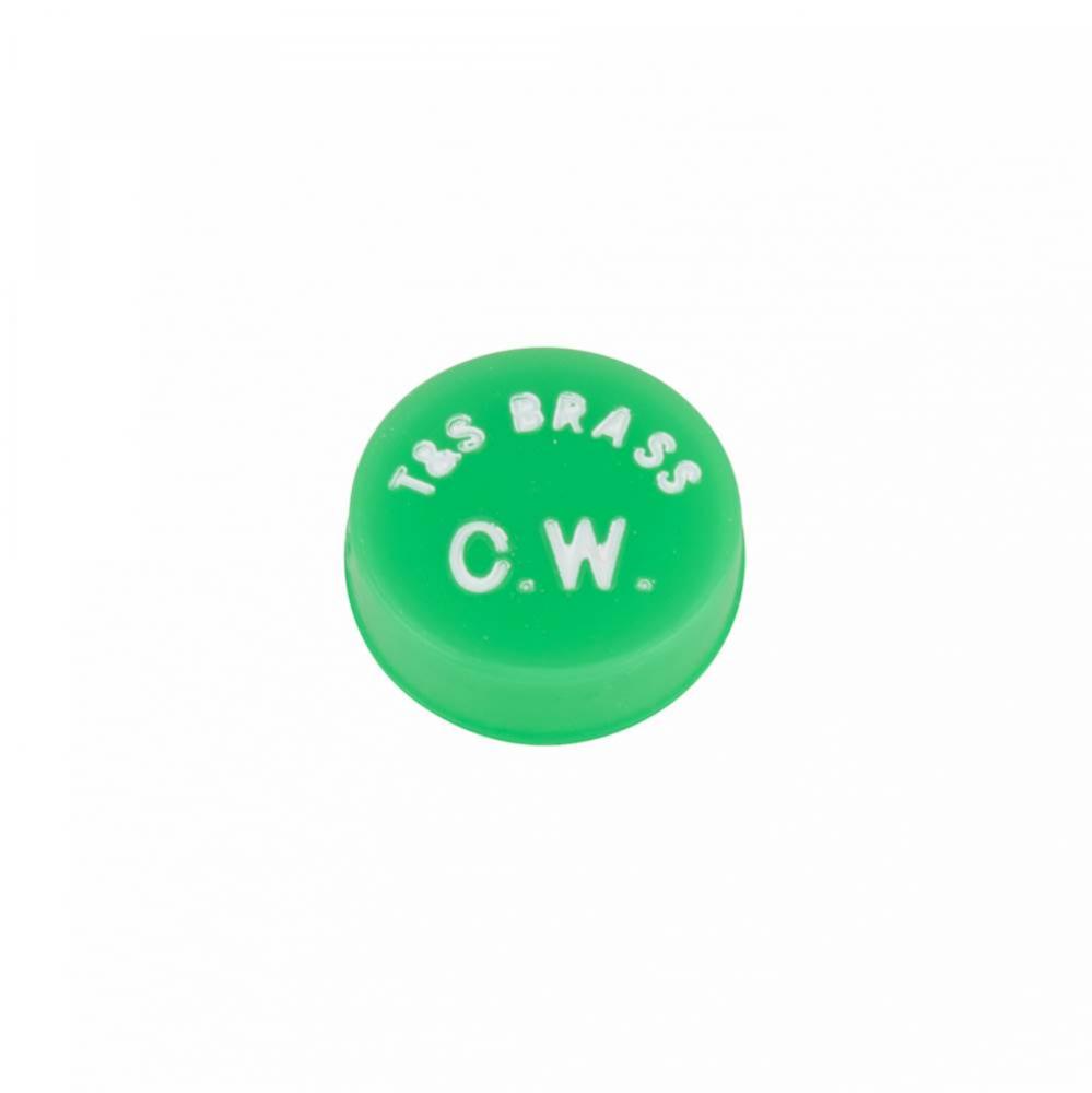 Snap-In Index Button, Green (Cold Water)