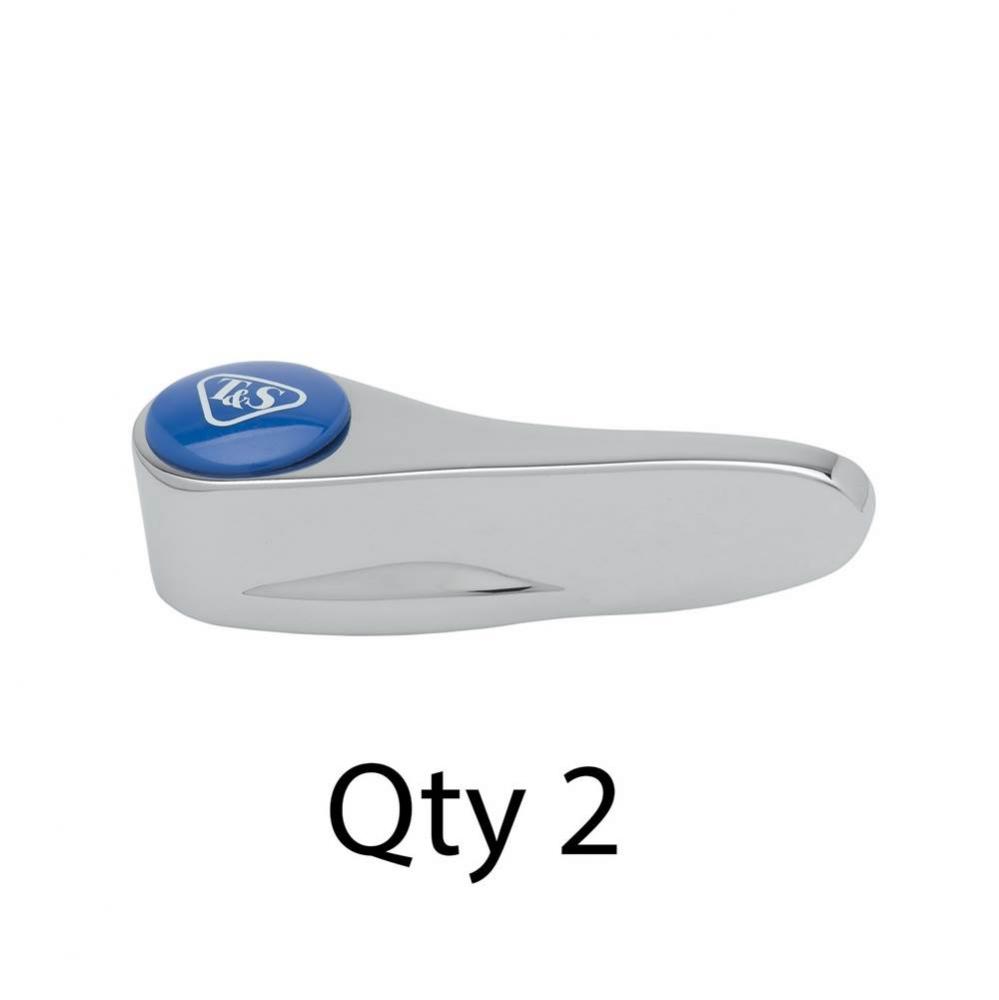 New-Style Lever Handles, Blue Indexes (T&S Logo), Screws (Qty2)