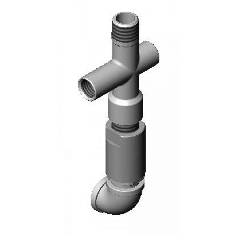 3/4'' Washdown Swivel & Thermo-Tee (Plated)