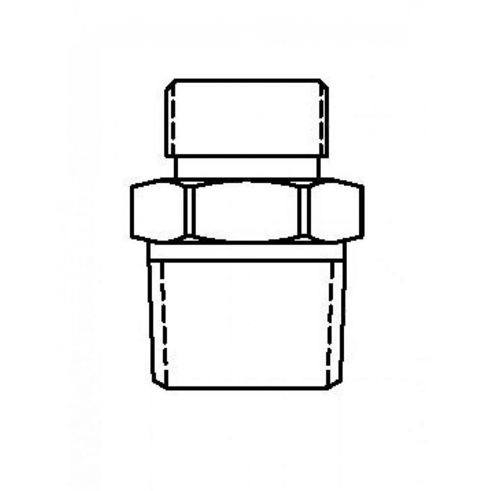 Adapter Fitting, 3/8-18NPT-M x 9/16-24UN Male (Chrome-Plated Brass)