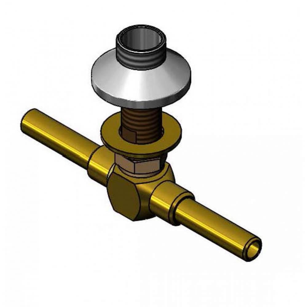 8'' c/c Center Body Assembly, Rigid GN Outlet