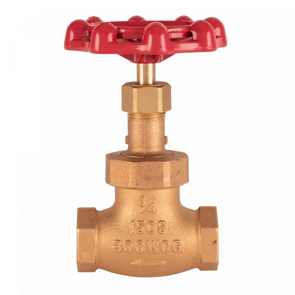 3/4'' Globe Valve, Red Handle