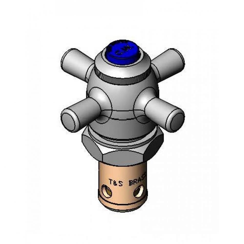 Fast Self-Closing Cartridge Assembly, Cold Water Index (Blue)