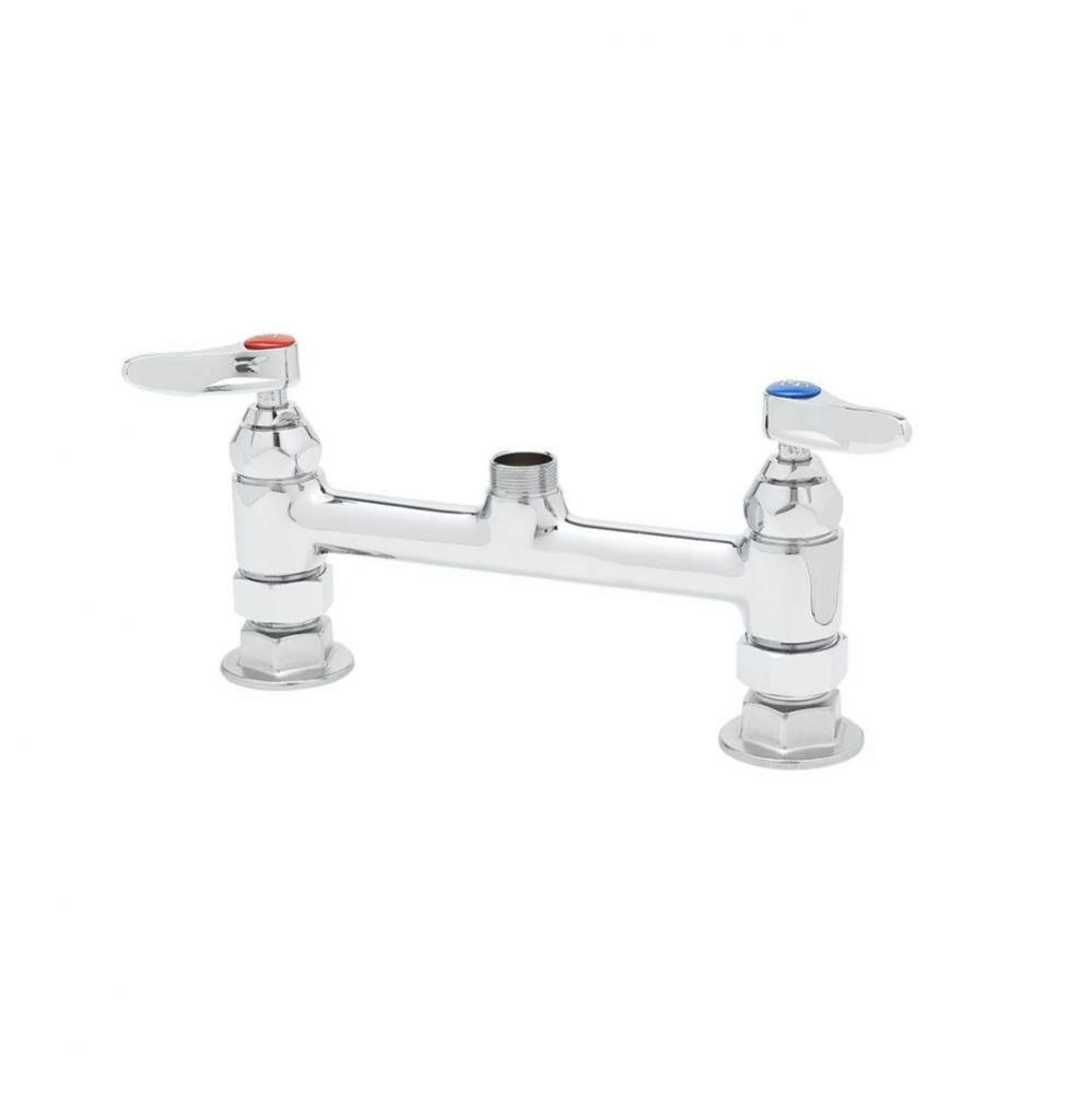 6'' Base Faucet, Spring-Check Eternas, Lever Handles, EZ-K Kit (Swivel/Rigid)