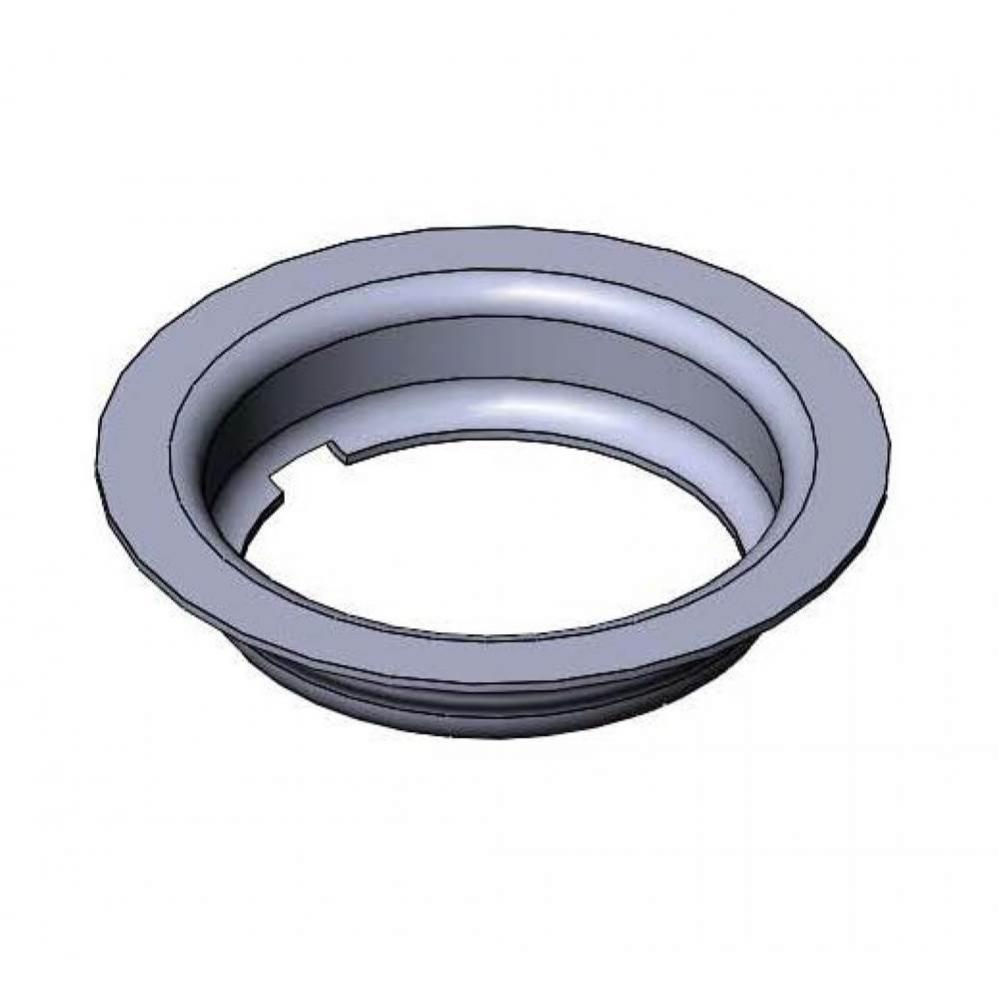 3-1/2'' Waste Drain Face Flange, Stainless Steel