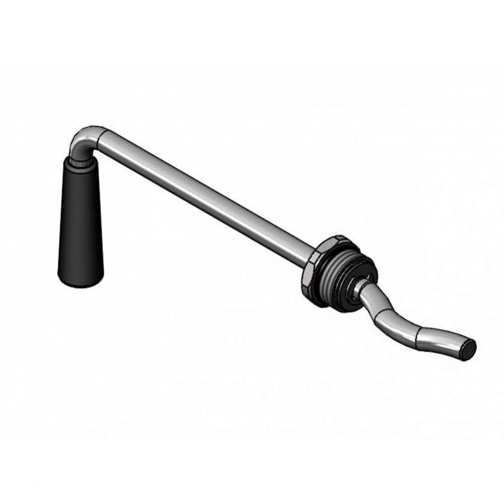 Short Twist Waste Valve Handle Assembly