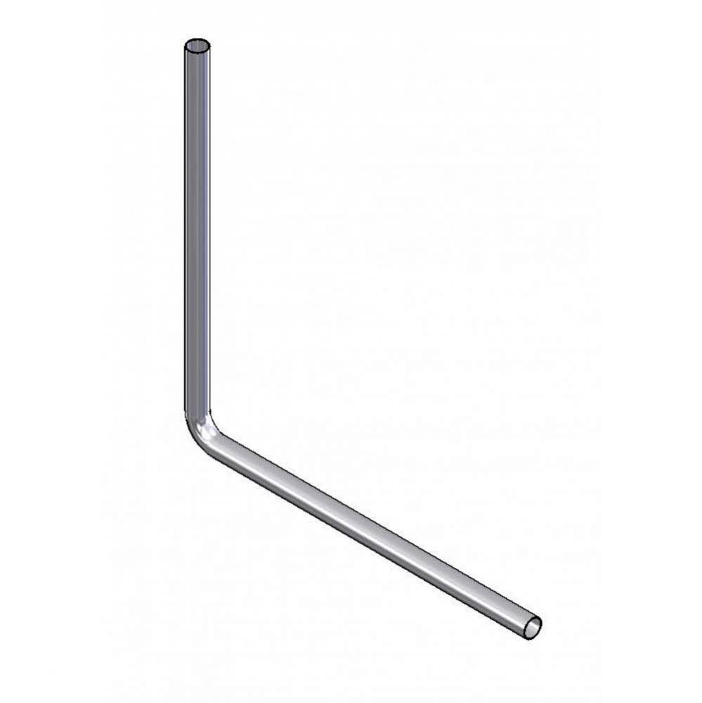 Extra-Long Overflow Elbow Tube, 24''x24'' Long