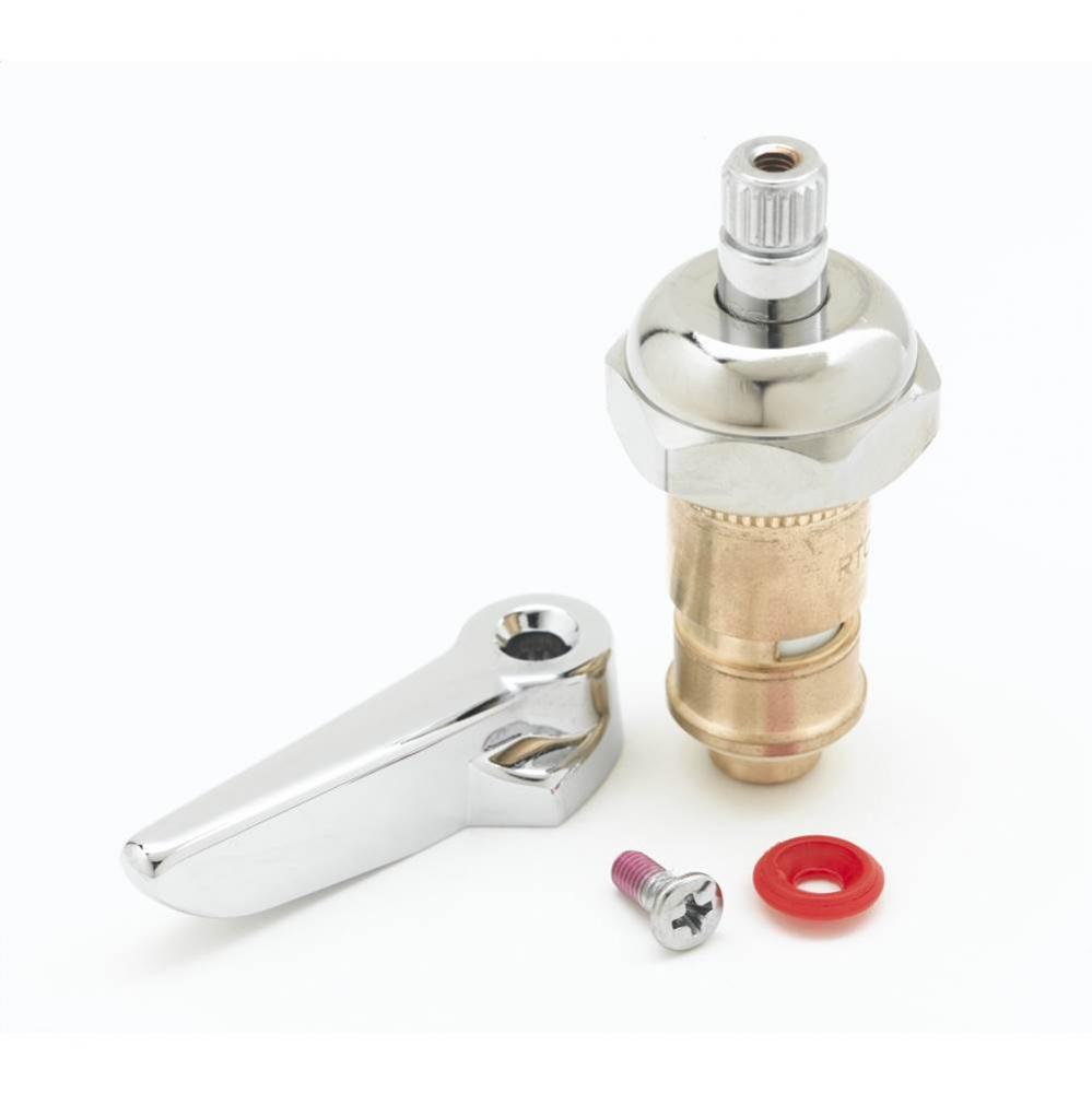 Cerama Cartridge w/ Bonnet, RTC (Hot), Lever Handle