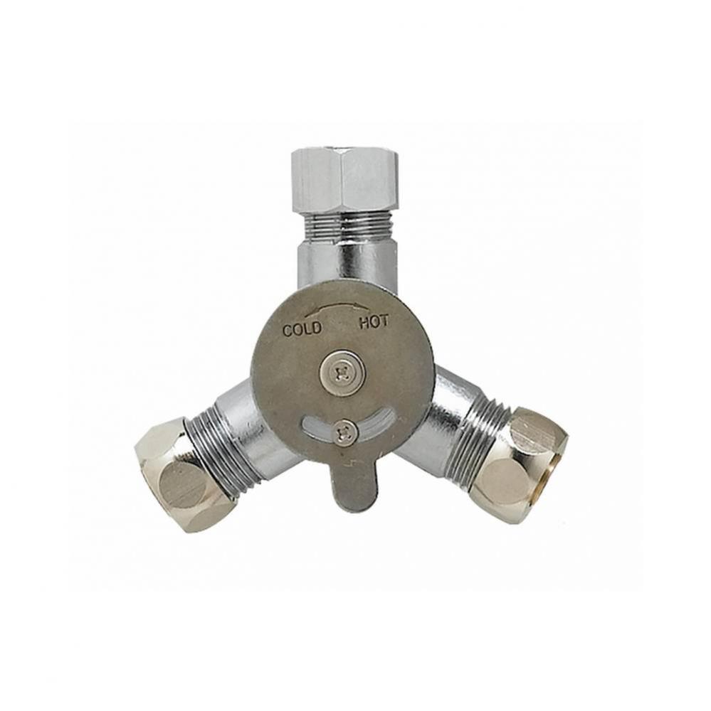 Mechanical Mixing Valve for Old-Style Electronic Faucets, 3/8'' Compression Fittings