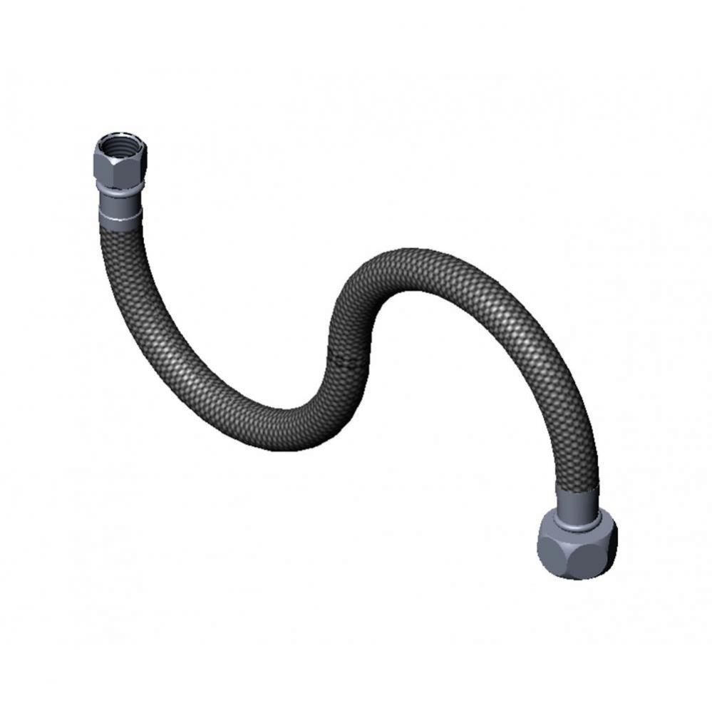 Flexible Connector Hose, 1/2 NPSM-F x 1/4 NPSM-F x 47-1/4'' 1200mm Extra-Long Version