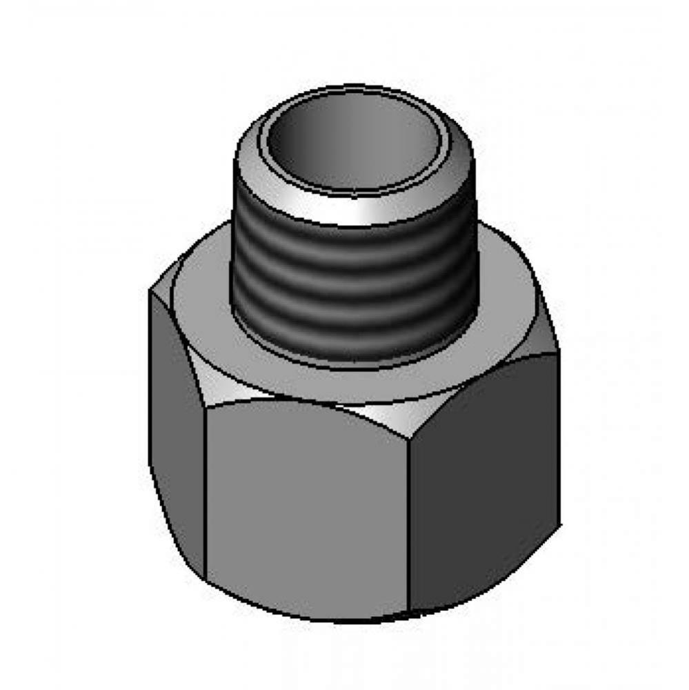 Reducing Adapter, 1/2'' NPT Female x 3/8'' NPT Male Chrome-Plated Brass