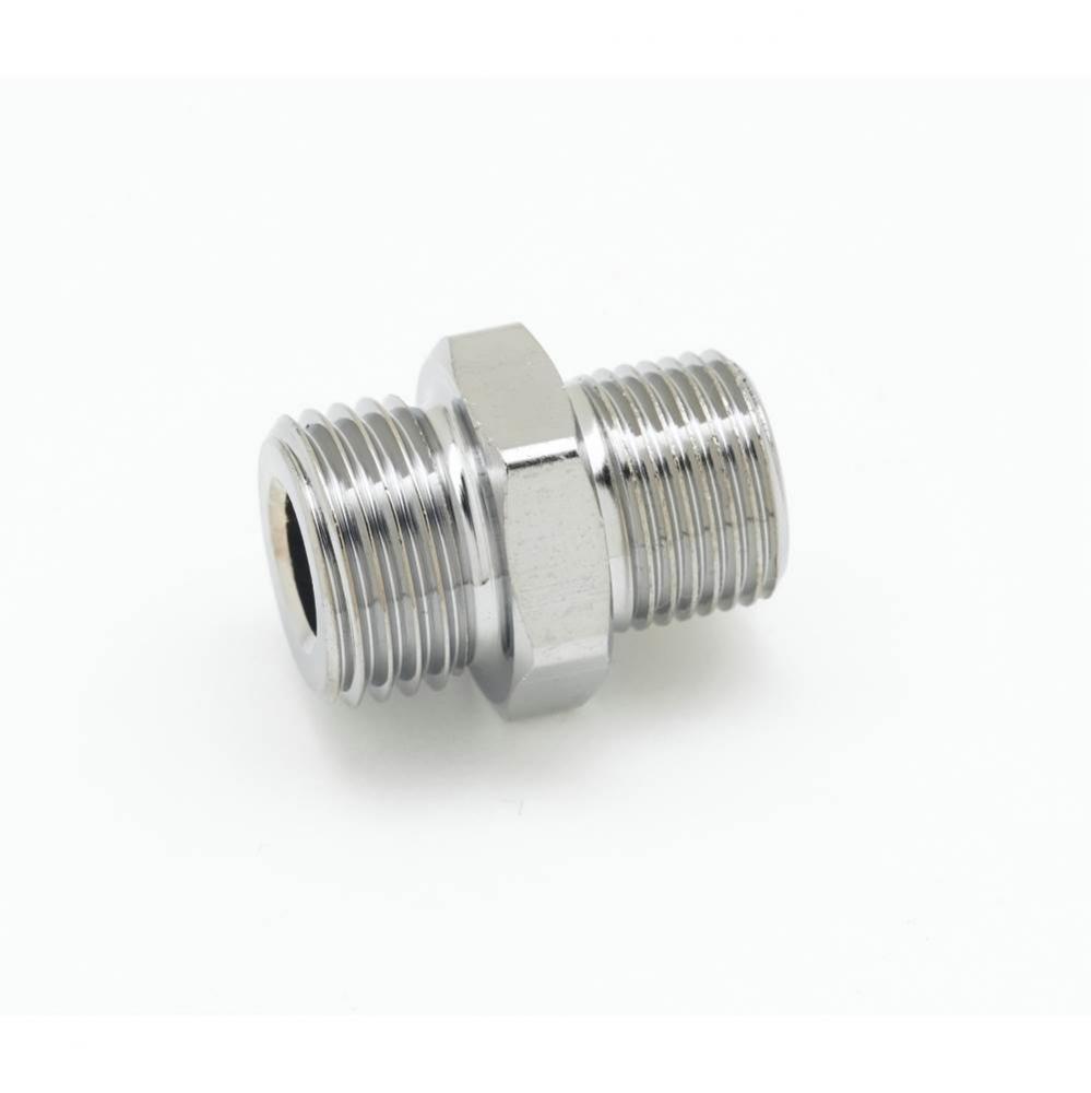 Adapter: 3/8'' NPT Male x 3/4-14UN Male (Plated)