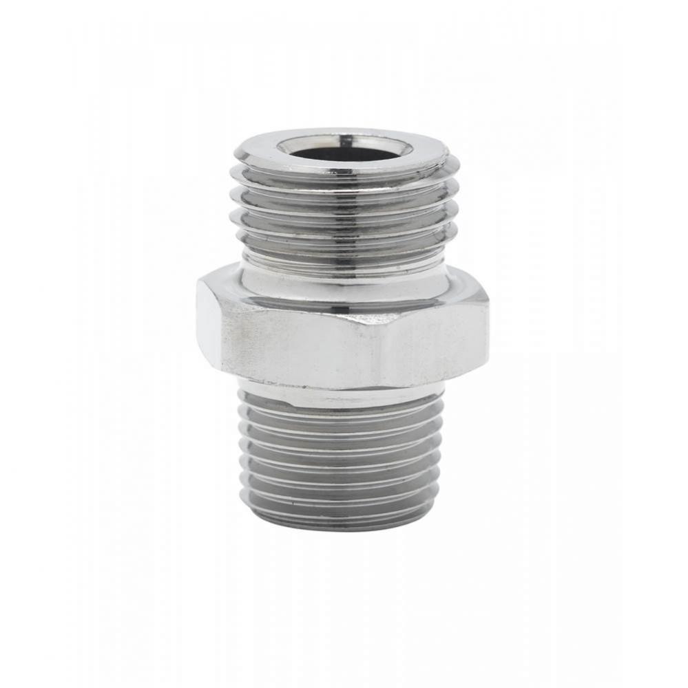 Adapter: 3/8'' NPT Male x 3/4-14UN Male (Plated)