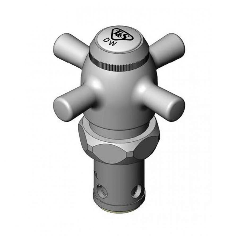 Fast Self-Closing Cartridge Assembly, DW White Index (Tin-Lined) New Style