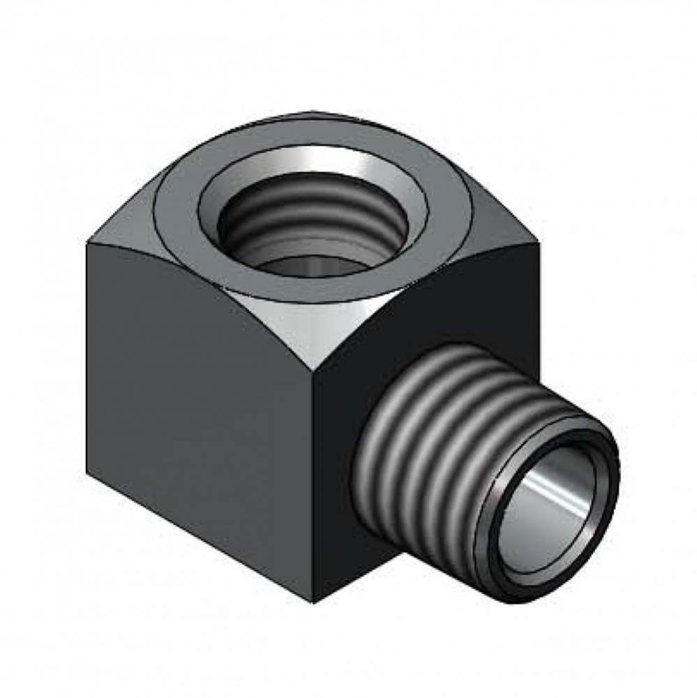 3/8'' NPT Street Elbow, Flat Style (Plated)