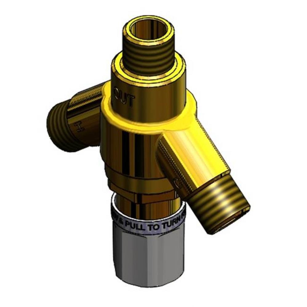 Thermostatic Mixing Valve w/ 1/2'' NPSM Male Fittings