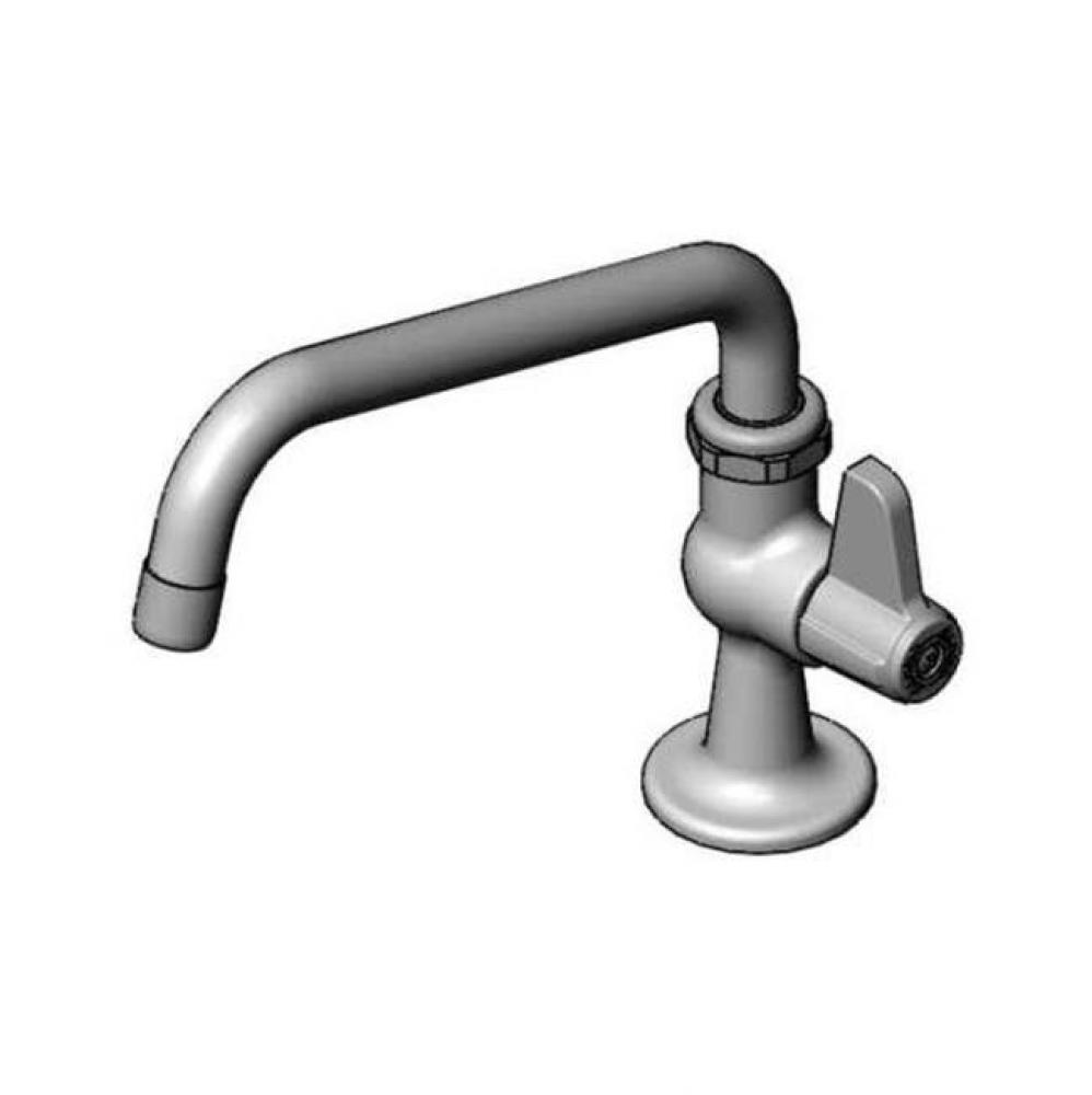 Single Supply Deck Mount Faucet with 1.5 GPM Aerator with equip Quarter-Turn Ceramic Cartridge