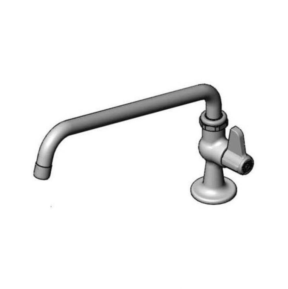 Single Supply Deck Mount Faucet with 1.5 GPMAerator and 1/2'' NPSM Male Inlet