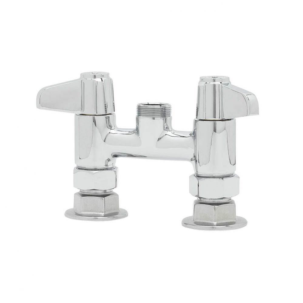 Equip 4'' Deck Mount Swivel Base Faucet, Less Nozzle