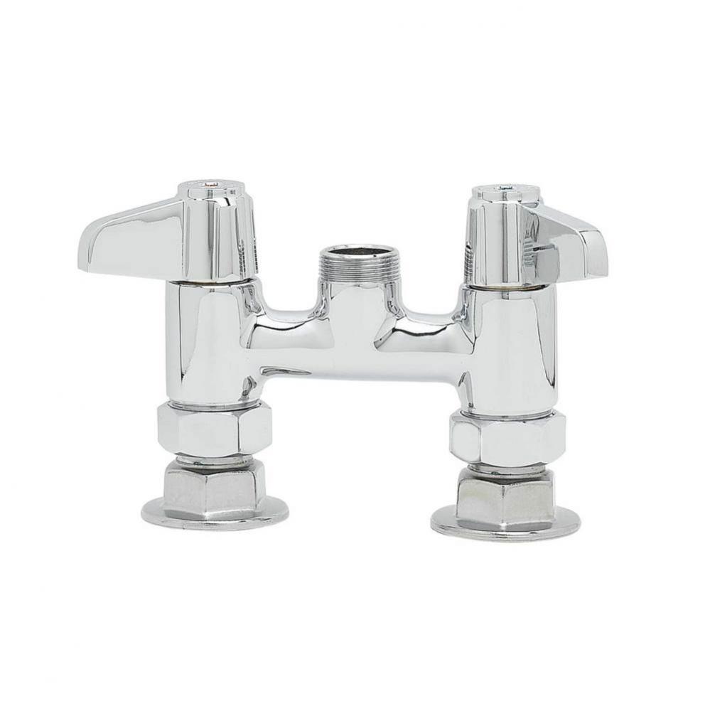 Equip Base Faucet, 4'' Deck Mount, Swivel Outlet, Less Nozzle