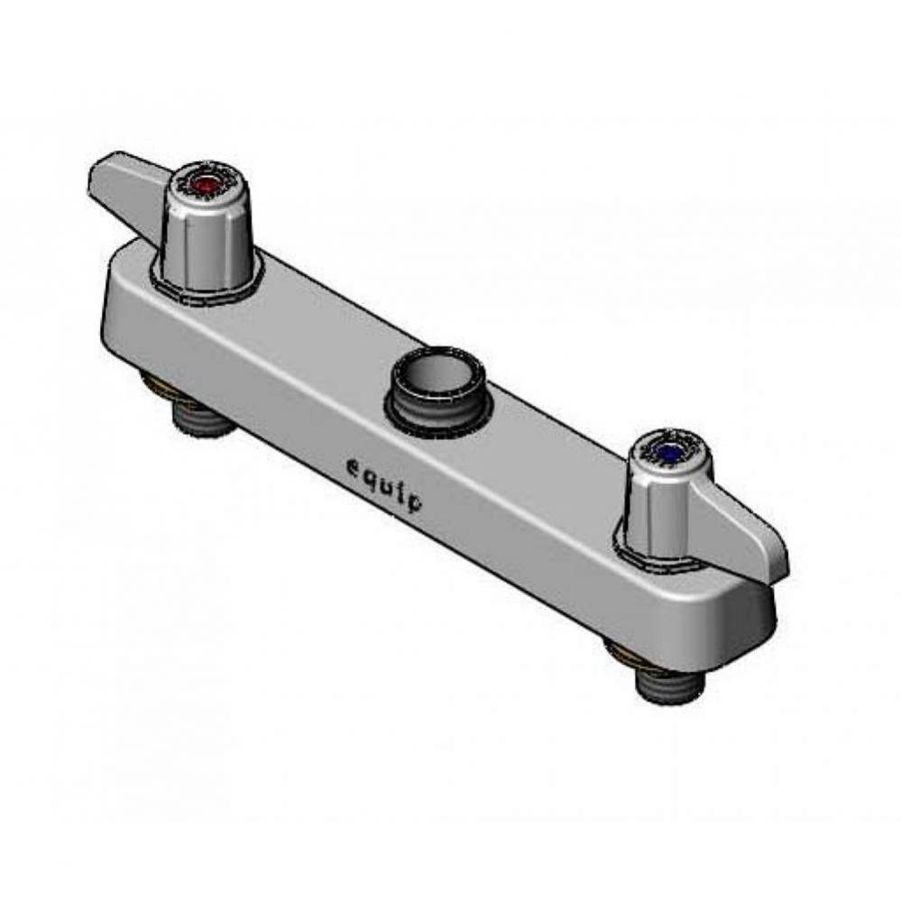 Equip 8'' c/c Deck Mount Workboard Fct, Swivel Outlet Less Nozzle