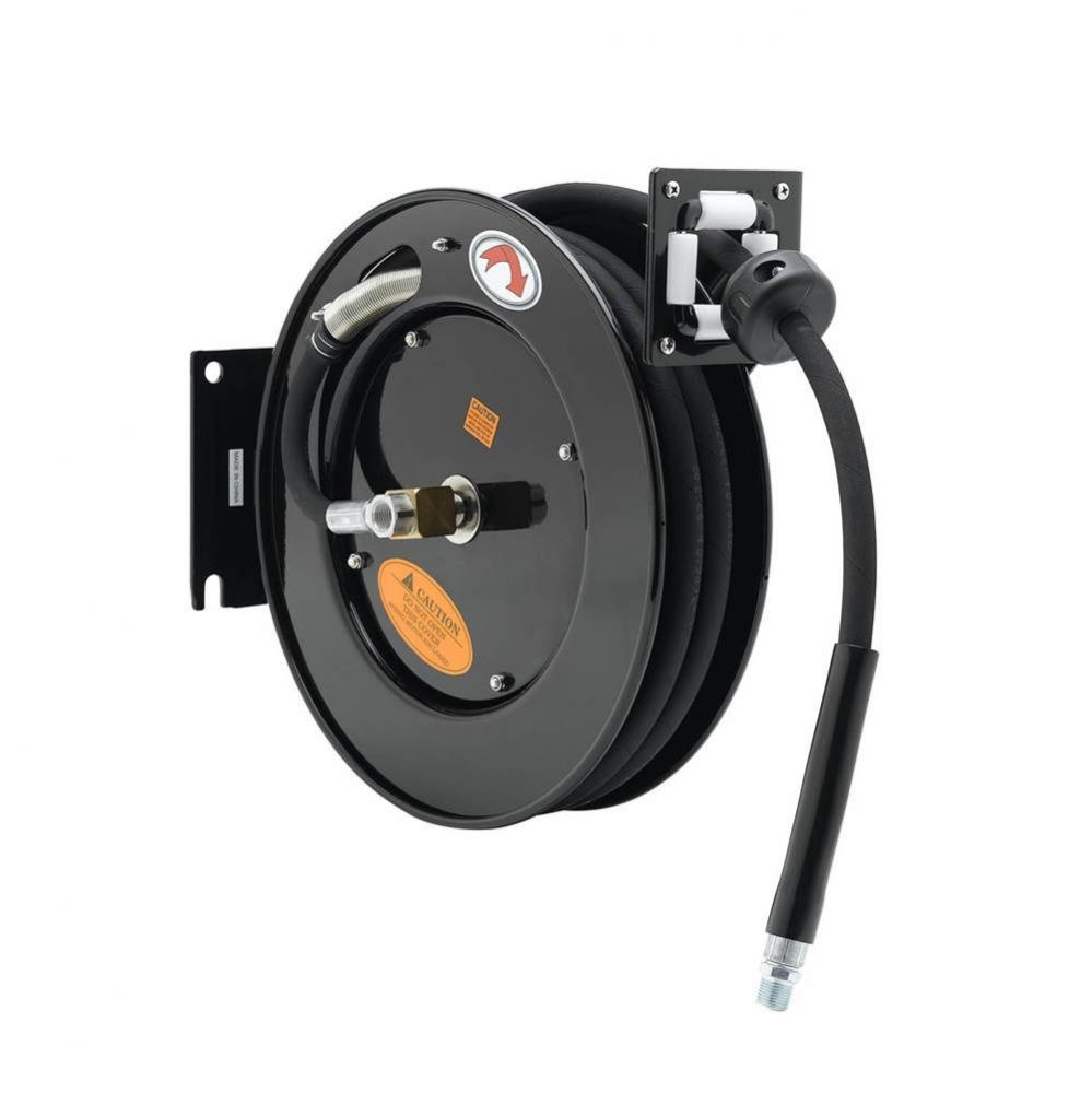 Hose Reel, Open, Powder Coated Steel, 35' x 3/8'' ID Hose EQUIP