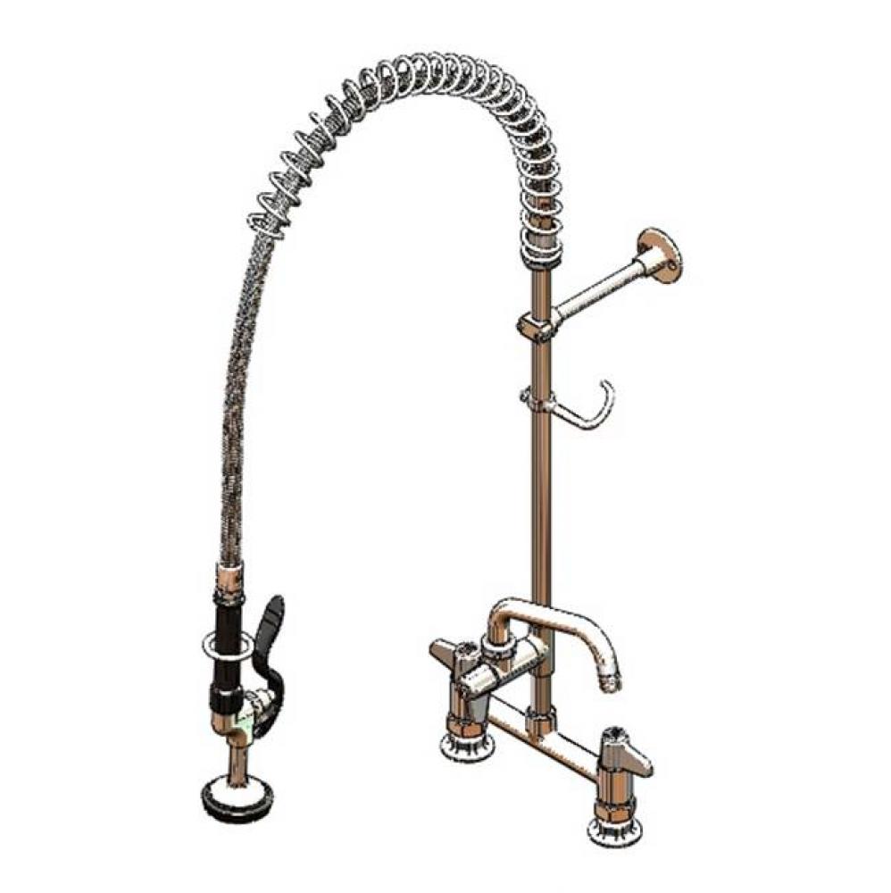 Pre-rinse,8'' Centers,Deck Mount,6'' Add-on Faucet