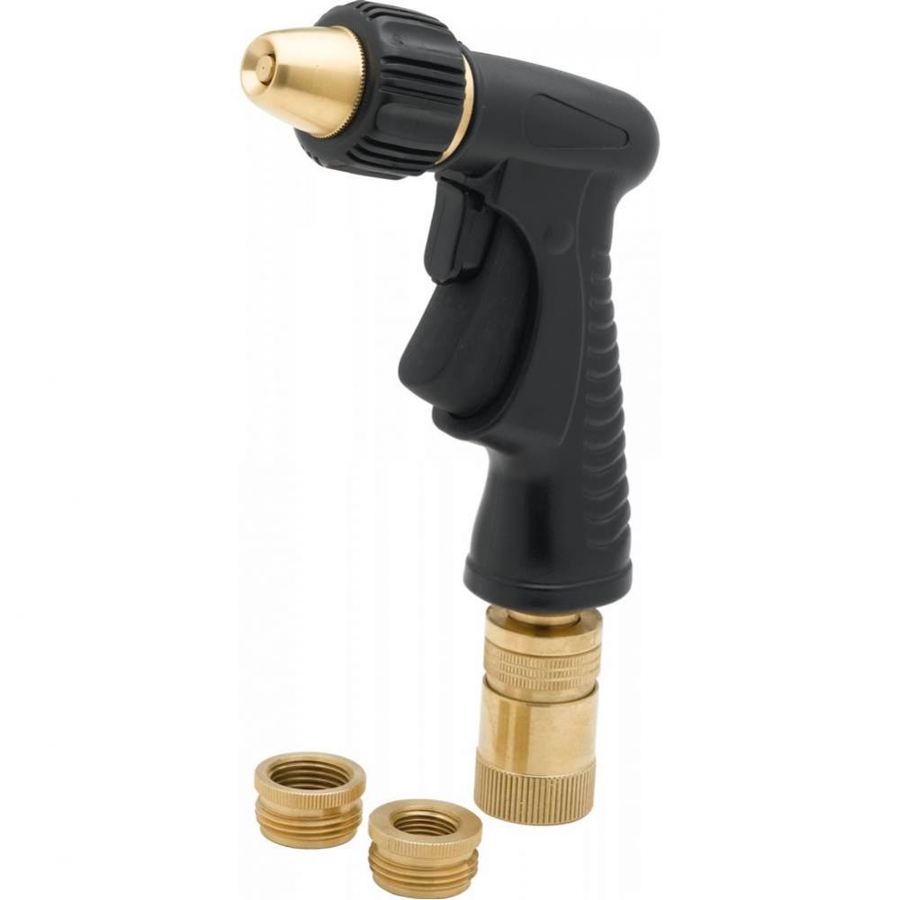 Equip Water Gun with QD, 1/2'' and 3/8'' adapters