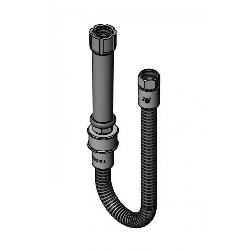 20'' Flexible S'Steel Hose w/ Gray Handle & Pre-Rinse Swivel 018200-40