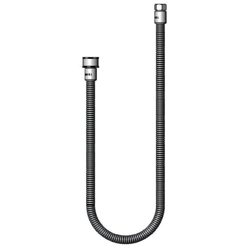 44'' SS Flexible Hose w/ PRSV Swivel (Less Handle)