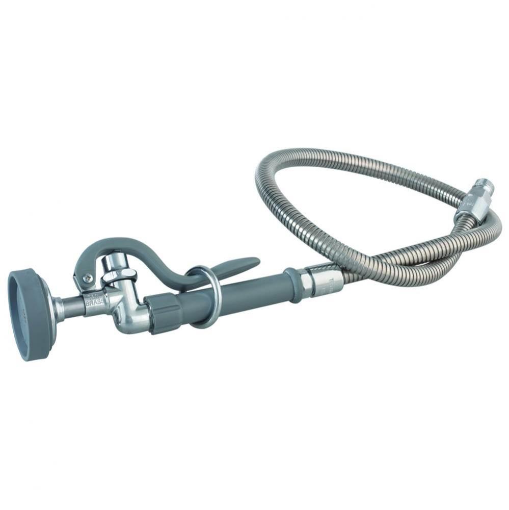 Spray Valve (B-0107) with 44'' Flexible Stainless Steel Hose (B-0044-H)