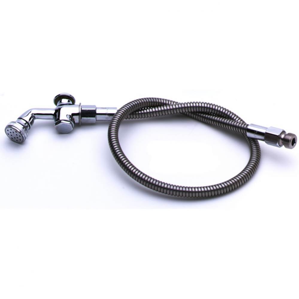 Spray Valve w/ Rosespray Head & 72'' Flexible SS Hose (013E-72H)