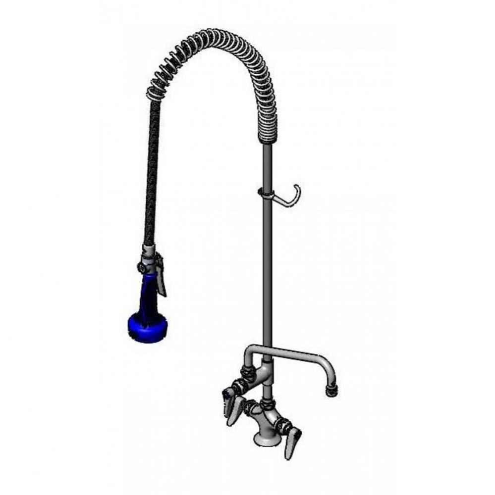 EasyInstall Pre-Rinse, Single Hole Base, 10'' Add-On Faucet, 18'' Flex Lines,