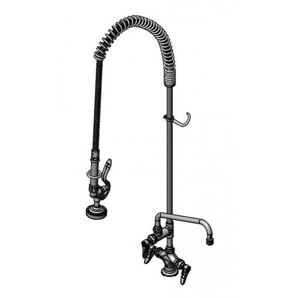 EasyInstall Pre-Rinse, Single Hole Base, 10'' Add-On Faucet, 18'' Flex Lines