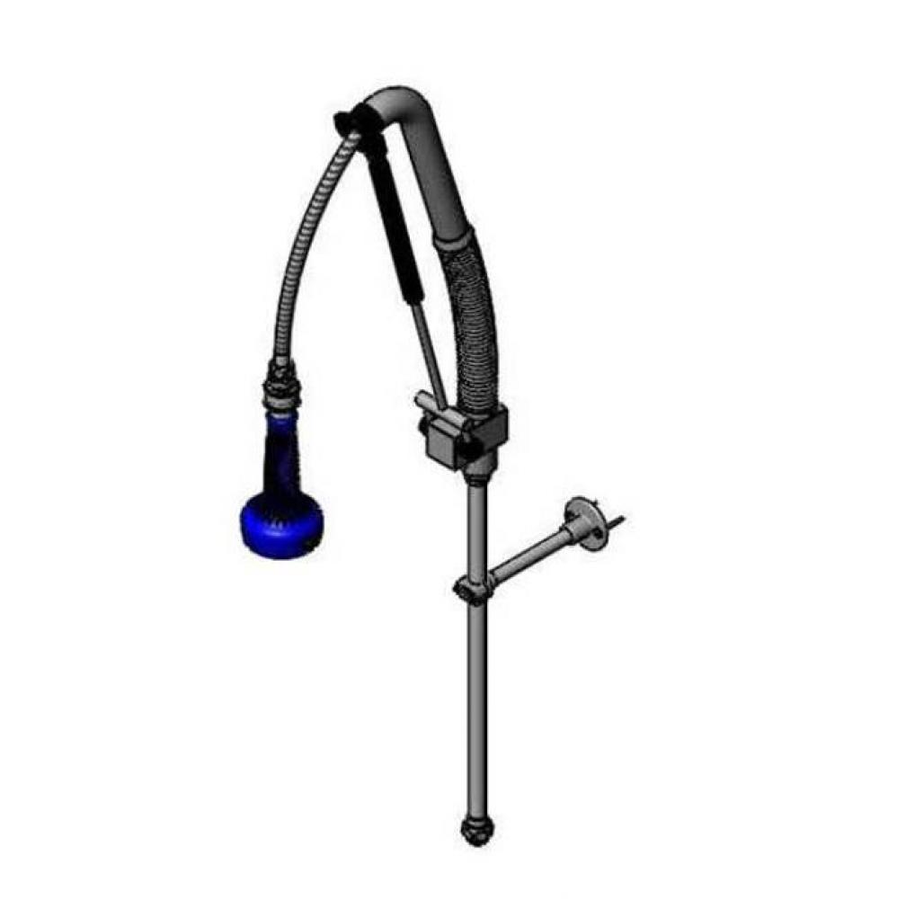 EasyInstall Pull-Down Pre-Rinse Unit with 30'' Flexible Stainless Steel Hose, 1.07 GPM S