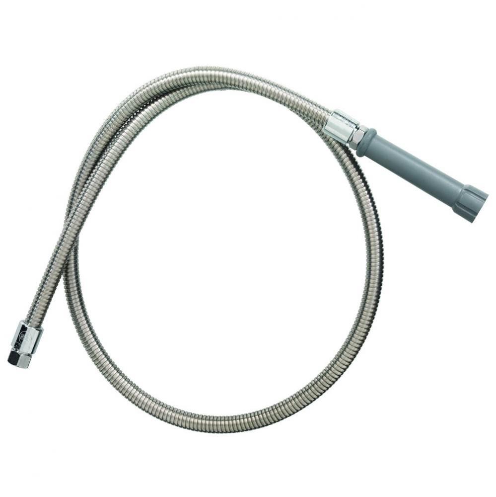 120'' Flex Stainless Steel Hose & Gray Handle