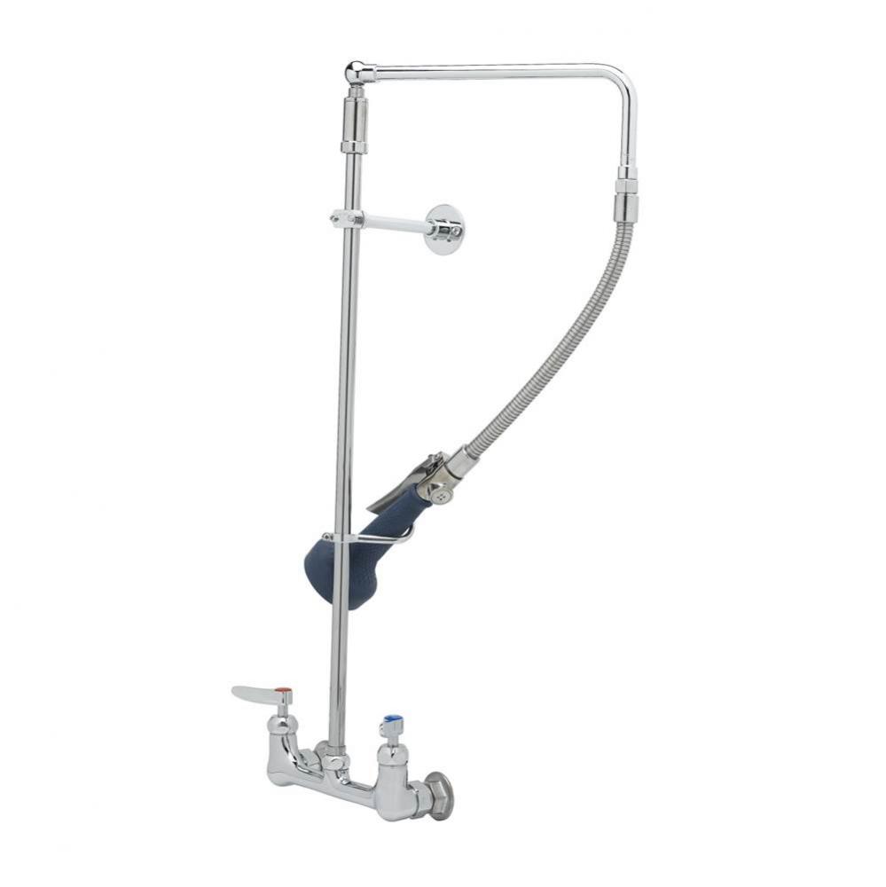 Pre-Rinse, 8''c/c Wall Mnt, Qverhead Swivel Arm, B-0108-C, Wall Bracker, 26''