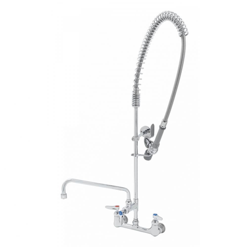 Pre-Rinse Unit, Ceramas, 12'' Swing Nozzle, 1.0 GPM VR Aerator, B-0107-C, Wall Bracket