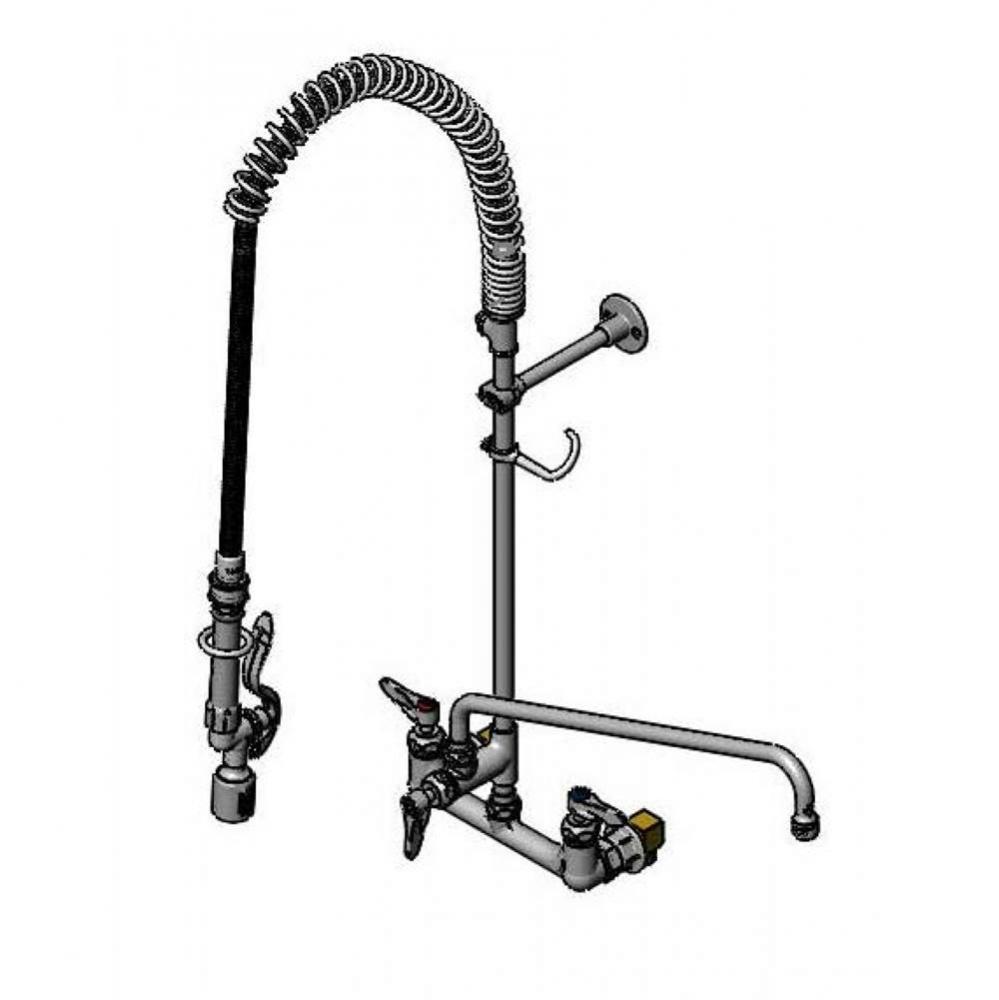 EasyInstall Pre-Rinse, 8'' Wall Mount, Ceramas, ADF, 18'' Nozzle, B-0230-K, B-