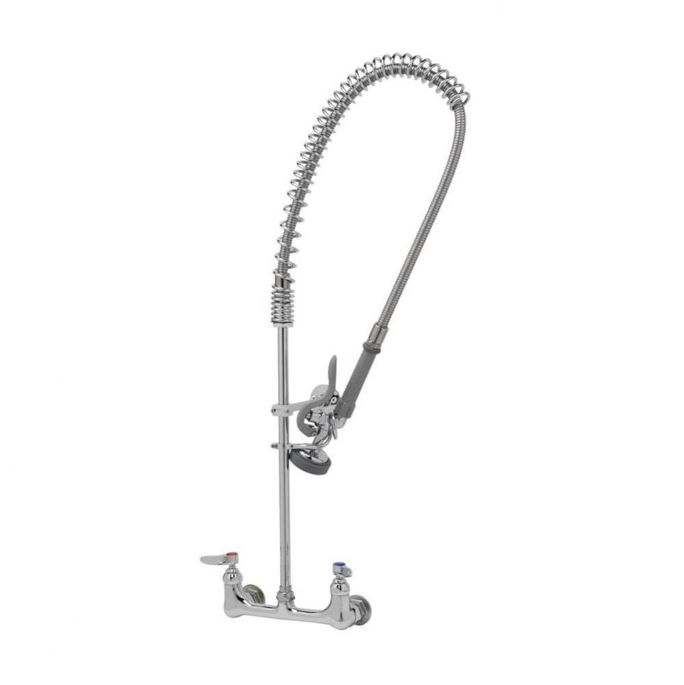 8'' WallMount Faucet, B-0230-K, 18'' Riser, B-0044-H Flex Hose, B-0107 Spray V