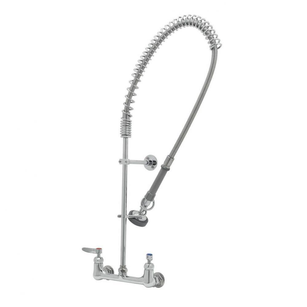 EasyInstall Pre-Rinse: 8'' Wall Mount Base, Wall Bkt, 00CC Inlets, Ceramas